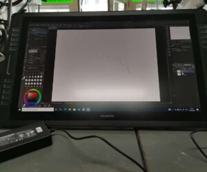 Kamvas Studio 22 Drawing Monitor und All in one PC | Rechnung |  Kabel und Stift | Zustand: Gut