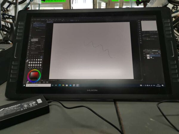 Kamvas Studio 22 Drawing Monitor und All in one PC | Rechnung |  Kabel und Stift | Zustand: Gut