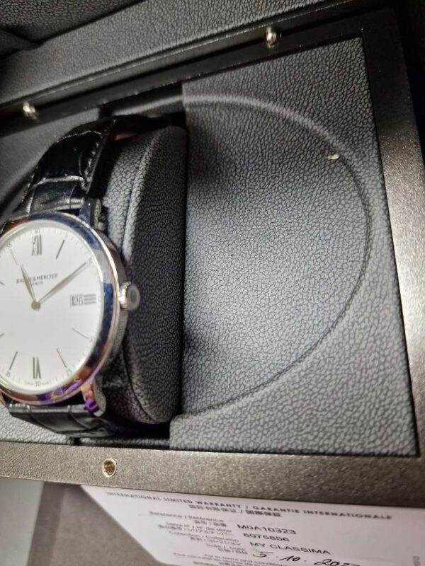 Baume und Mercier Herrenuhr Classima  | MOA10323 | 1  | Rechnung und Zertifikat in mit Originalverpackung | Zustand: Wie Neu – Bild 4