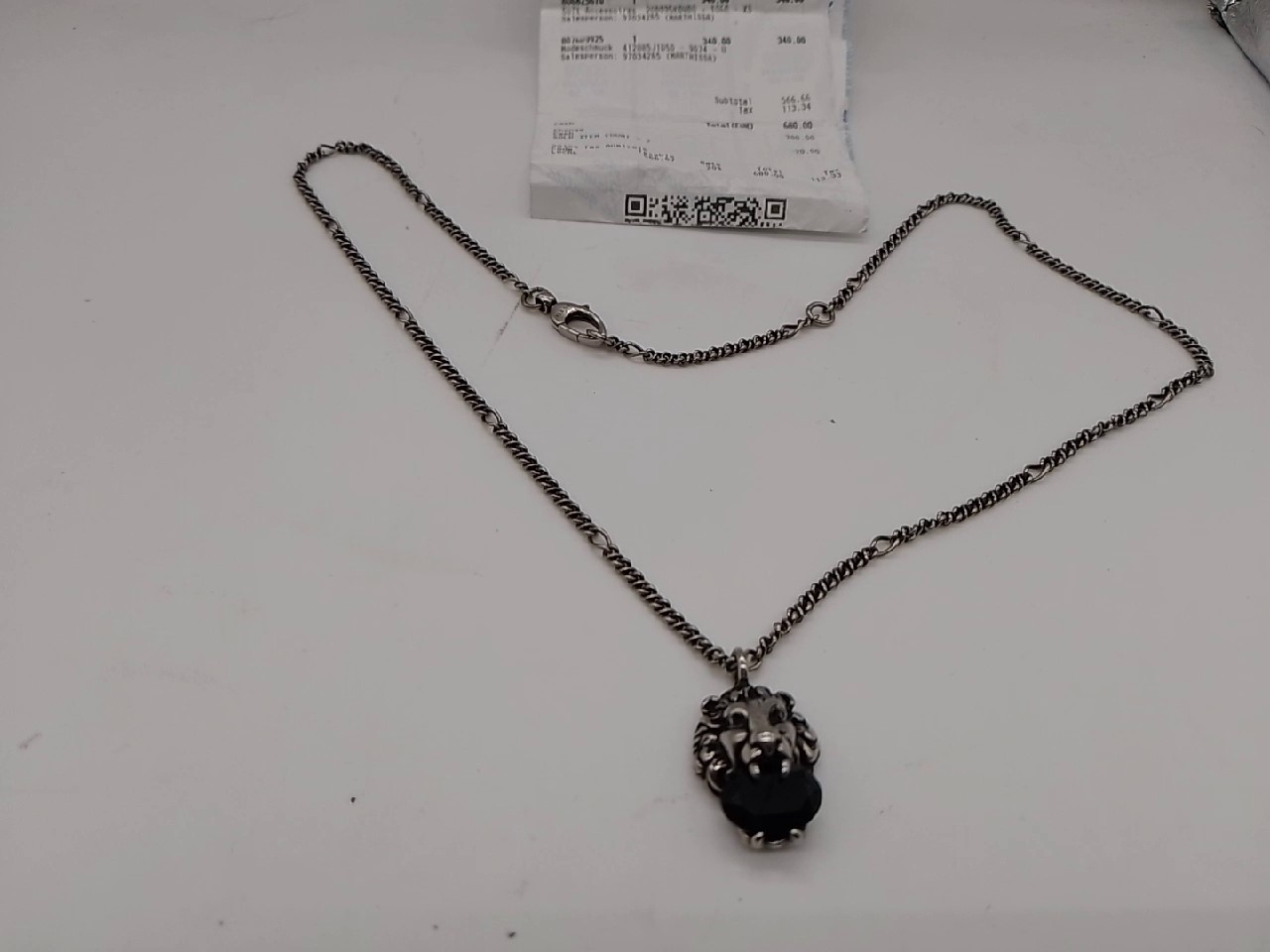 Gucci Kette Mit Löwe | mit org. Rechnung (340€) vom 06.12.2023 | Zustand: Gut – Bild 3