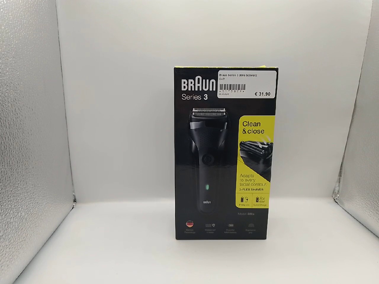Braun Series 3 300s Schwarz | mit Originalverpackung | Zustand: Neu