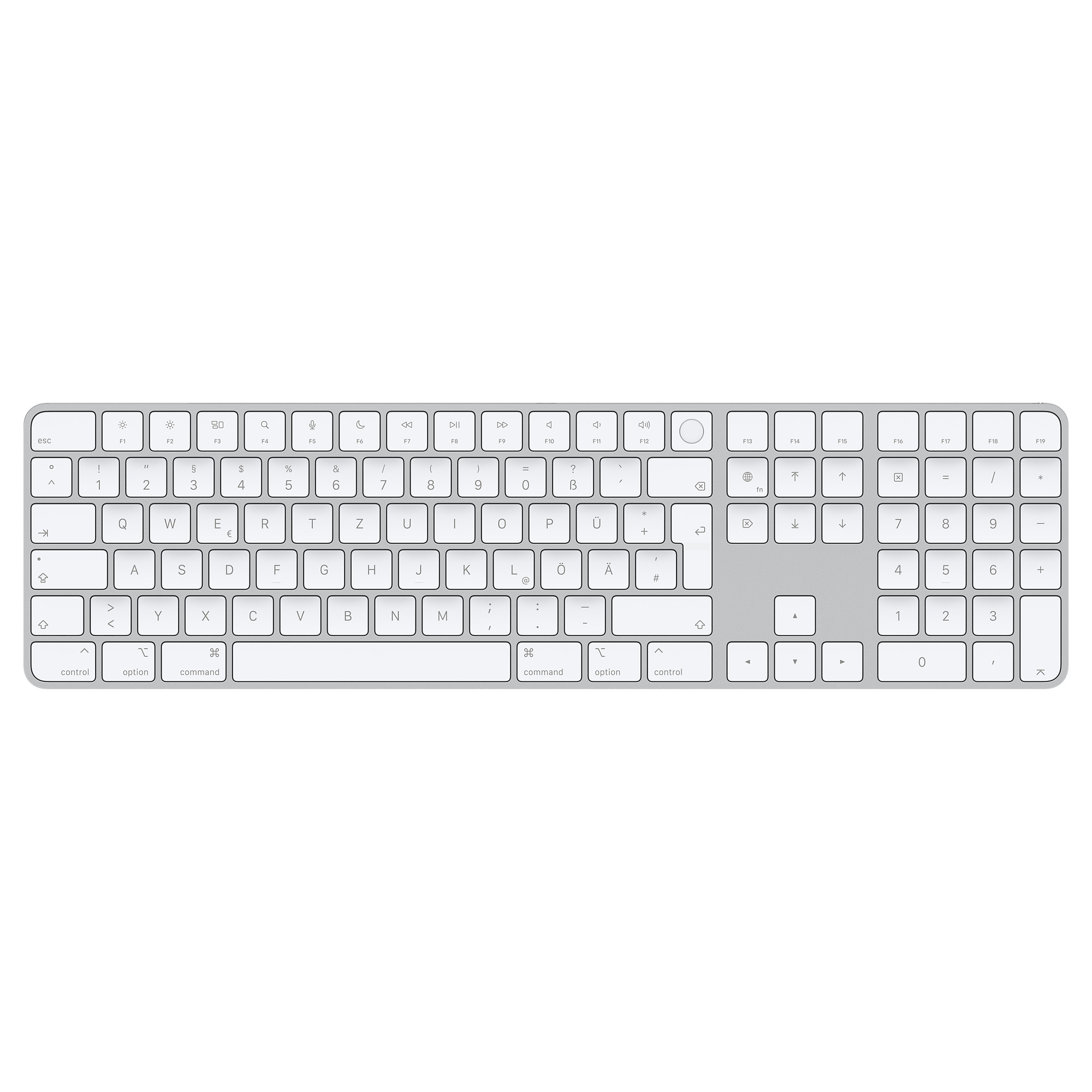 Apple Magic Keyboard mit Touch ID Ziffernblock | mit Originalverpackung | Apple Magic Keyboard mit Touch ID Ziffernblock | Modell A2520 | Zustand: Neu