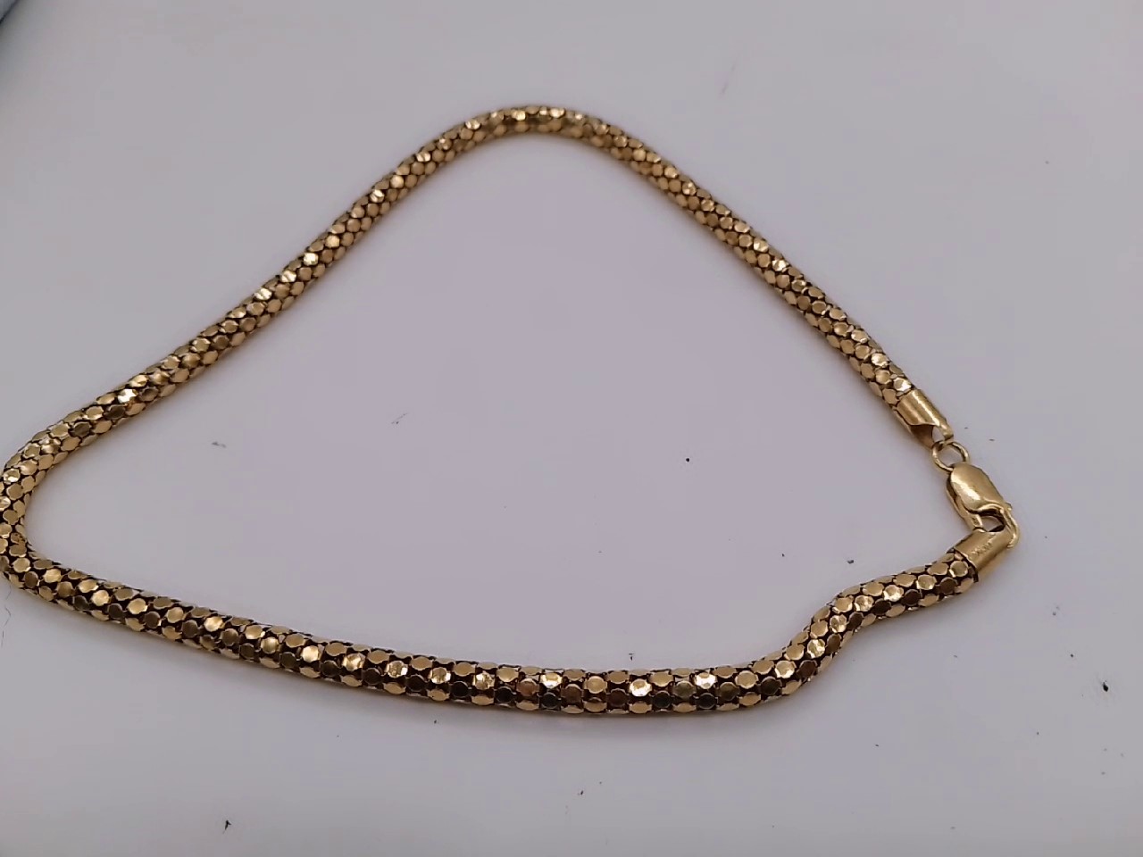 Silber Kette Schlange Gelb 19,7g 45cm | Zustand: Sehr Gut – Bild 2