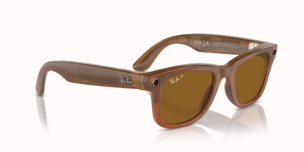 Rayban Meta Wayfarer Brille Braun | Zustand: Neu – Bild 2