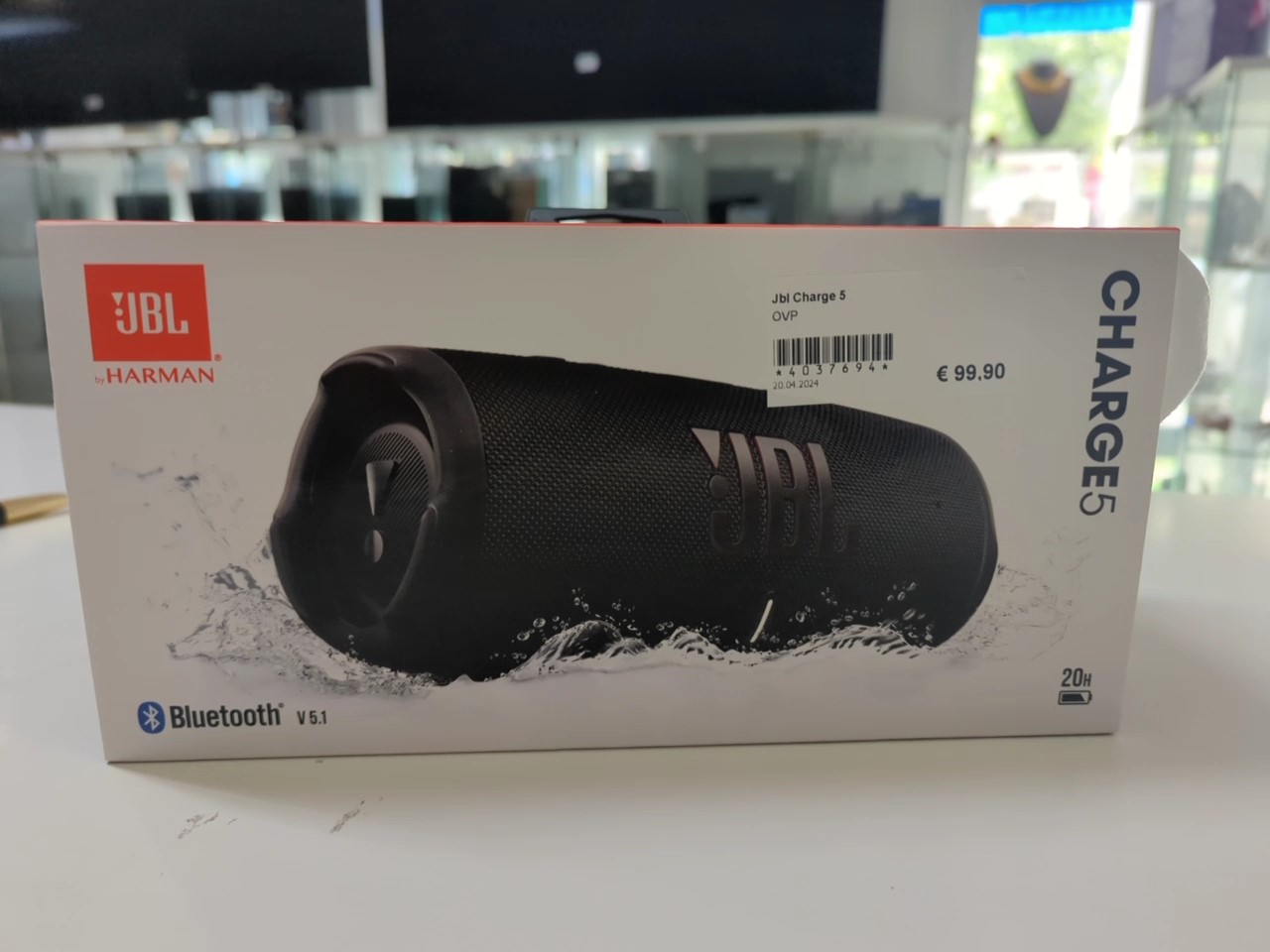 JBL Charge 5 Schwarz | mit Originalverpackung | Zustand: Wie Neu – Bild 2