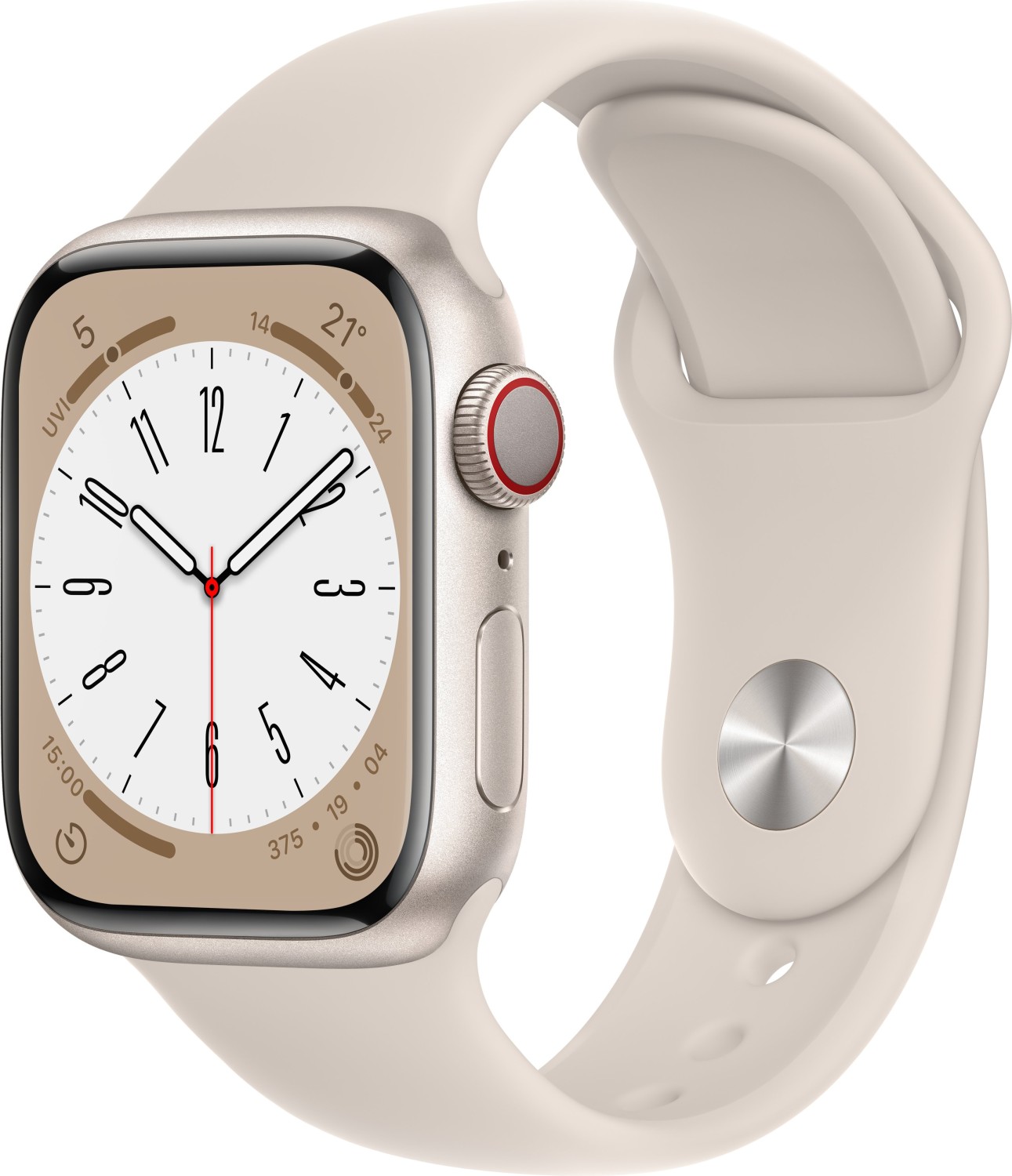 Apple Watch Series 8 (GPS + Cellular) 41mm | mit Ladegerät | Akku 100% | Zustand: Sehr Gut