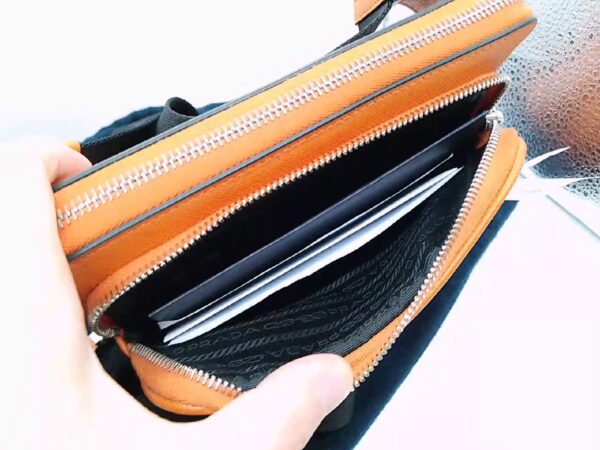 Prada Bandoliera In Pelle Saffiano | Rechnung |  zertifikat | Zustand: Sehr Gut – Bild 3