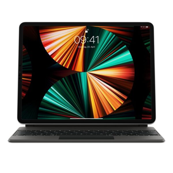 Apple Magic Keyboard, KeyboardDock für iPad Pro 12.9", schwarz, DE [2021 / 2022] | mit Originalverpackung   | Zustand: Neu – Bild 2