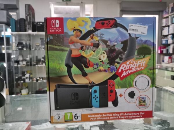 Nintendo Switch - Ring Fit Adventure Bundle Schwarz | mit Originalverpackung  | Zustand: Sehr Gut