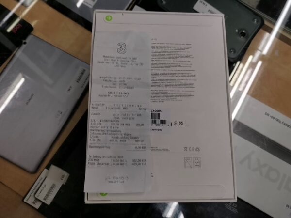 Apple Ipad Air 6 11" 128gb, Space Gray | mit Originalverpackung  |  Mit Rechnung 1 Jahr Garantie  | Zustand: Neu – Bild 3