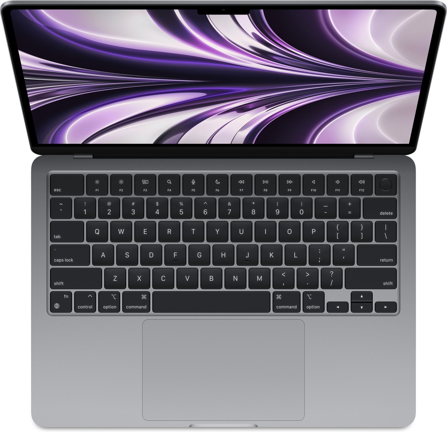 Apple Macbook Air 2022 Space Gray | M2 - 8 Core CPU | 8 Core GPU | 8GB RAM | 256GB SSD | DE | Zustand: Wie Neu – Bild 2