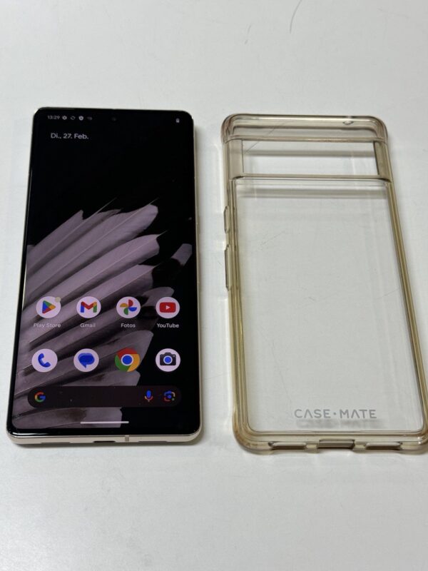 Google Pixel 7 Pro 128GB Hazel | SimLock: Frei | Zustand: Gut | Farbe: silber – Bild 3