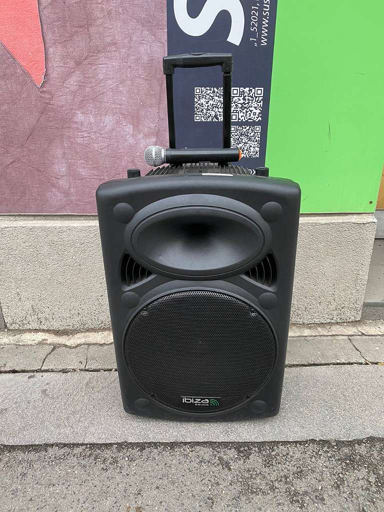 Tragbares PA-Soundsystem Ibiza - Port15vhf-bt | Zustand: Sehr Gut – Bild 2