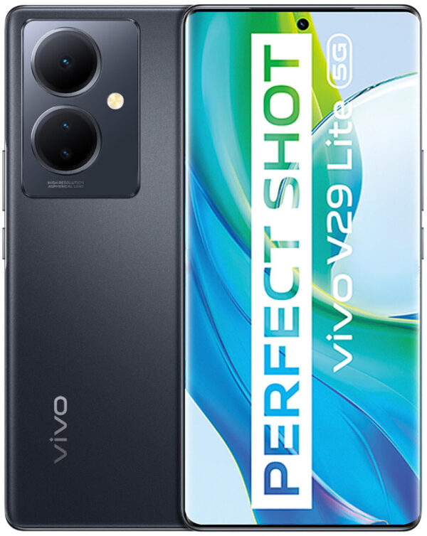 Vivo V29 Lite 5G  | mit Originalverpackung | SimLock: Frei | Zustand: Wie Neu | Farbe: schwarz – Bild 2