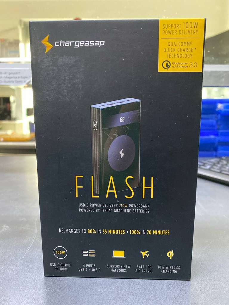 Powerbank Usb-c Graphene 210w | mit Originalverpackung | Zustand: Wie Neu