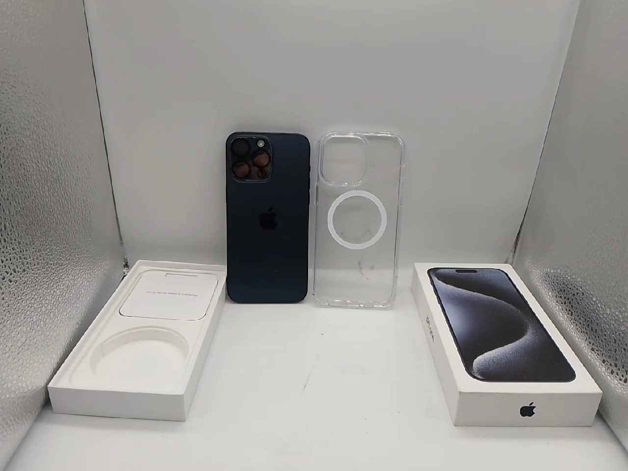 iPhone 15 Pro Max 512GB | mit Originalverpackung | Apple Garantie Gültig bis: 5 Dezember 2024 | SimLock: Frei | Zustand: Wie Neu | Farbe: blau | Akku: 100% – Bild 2