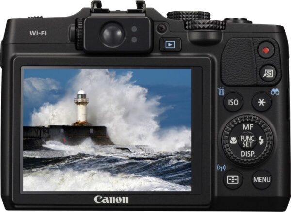 Canon PowerShot G16 schwarz | Mit akku mit lad Tasche Hama  | Zustand: Gut – Bild 2