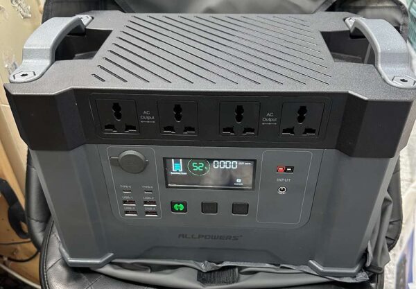 ALLPOWERS MONSTER X | TRAGBARE POWERSTATION 2000W AKKU SOLAR GENERATO | Mit Tasche | Zustand: Wie Neu – Bild 2