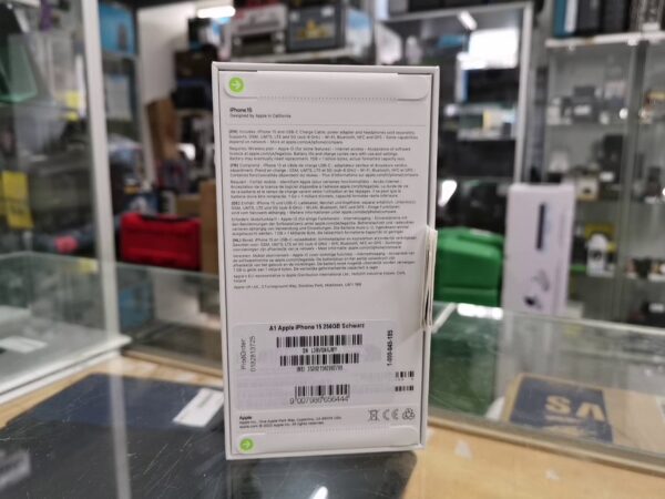 iPhone 15 256GB | mit Originalverpackung mit rechunung | SimLock: A1 | Zustand: Neu | Farbe: schwarz – Bild 6