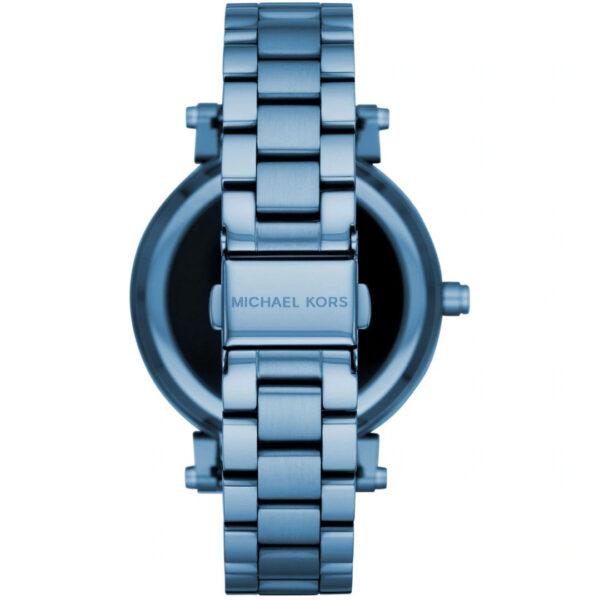 Michael Kors Access Sofie Pavé mit Gliederarmband blau | mit Originalverpackung | Zustand: Sehr Gut | Farbe: blau – Bild 2