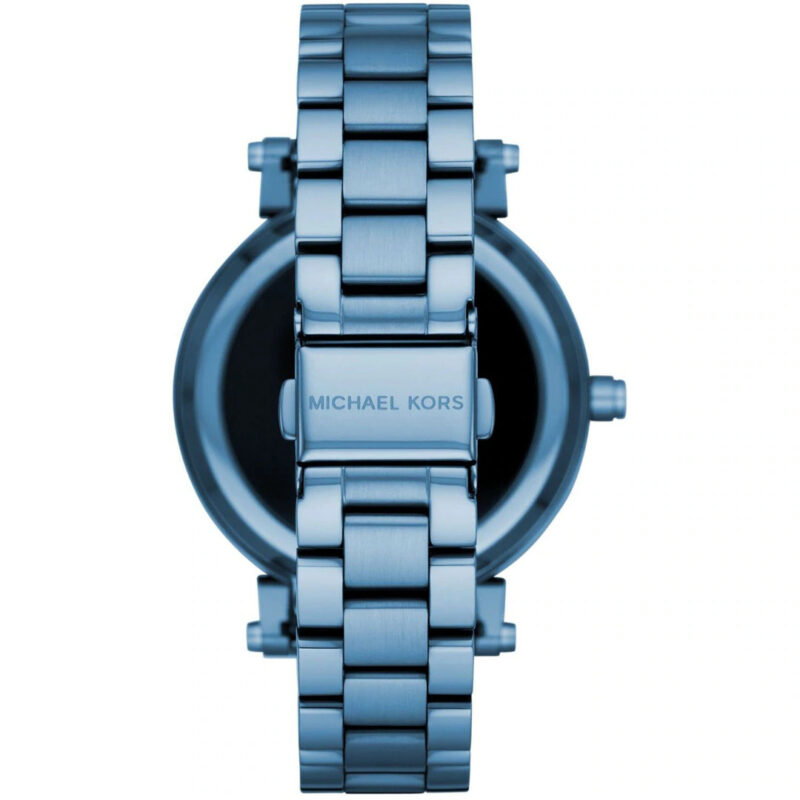 Michael Kors Access Sofie Pavé mit Gliederarmband blau | mit Originalverpackung | Zustand: Sehr Gut | Farbe: blau – Bild 2
