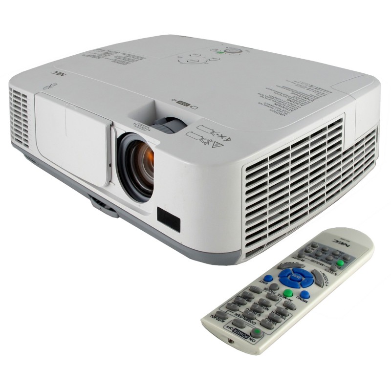 Nec Me310w Beamer Hdmi | Mit Fenrbedienung | Ungefähr 1400 Lampenstuden | Zustand: Gut