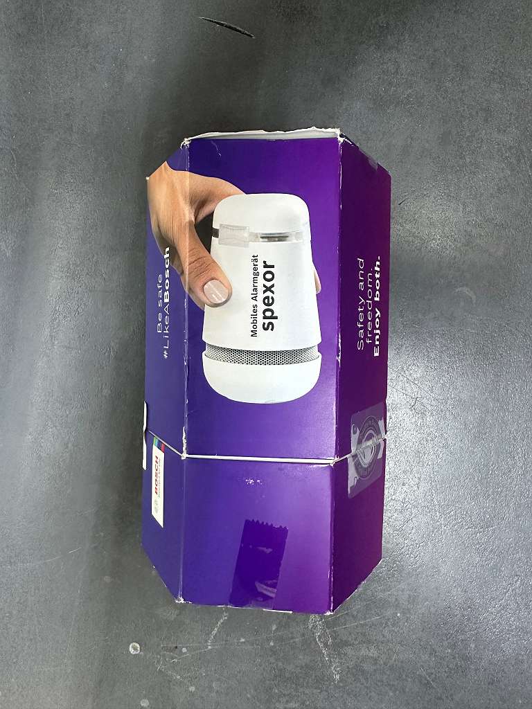 Bosch Spexor weiß, Mobile Alarmanlage | Zustand: Sehr Gut