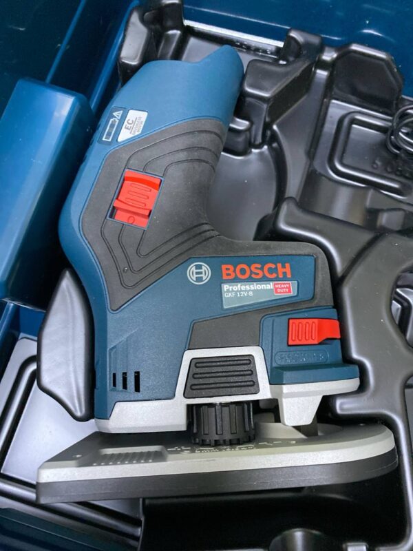 Bosch Professional Gkf 12v-8 Akku-kantenfräse Inkl. L-boxx + 2 Akkus 3.0ah | Neu | Zustand: Wie Neu – Bild 4