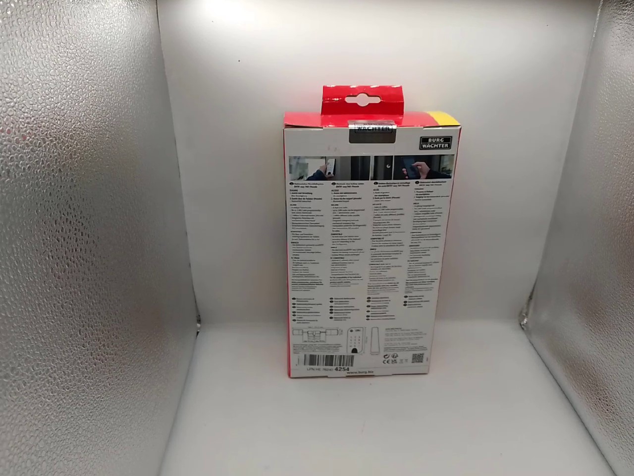 Burg Wächter secuEntry easy 7601 PIN Türschlosselektronik | Electronic Door Lock | Elektronisches Türschließsystem | Zustand: Neu – Bild 3