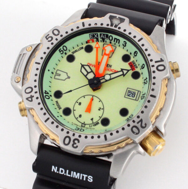 CITIZEN PROMASTER AQUALAND Gn4S | LUMIDIAL DIVER 200M ALARM TIEFENMESSER UHR | Zustand: Sehr Gut