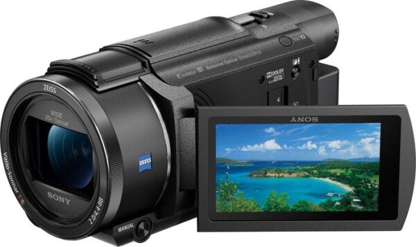 SONY FDR AX-53 Camcorder 4K |  4K | 30x Zoom | Videokamera | Foto2xAKKU | Tasche +Ladekabel  | Zustand: Sehr Gut