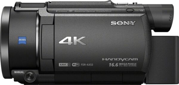 SONY FDR AX-53 Camcorder 4K |  4K | 30x Zoom | Videokamera | Foto2xAKKU | Tasche +Ladekabel  | Zustand: Sehr Gut – Bild 2