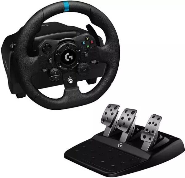 Logitech G923 Xbox/pc | Gaming Lenkrad + Pedaleinheit | mit Adapter | Zustand:: Sehr Gut | Farbe: schwarz