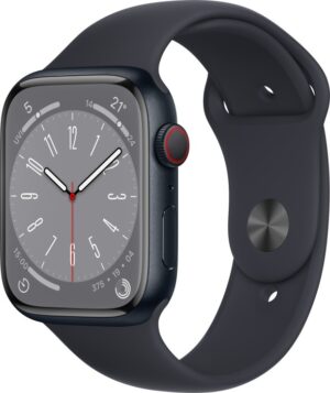 Appel Watch Series 8 (gps-celular) 45mm | mit Originalverpackung  AK: 100% Garantie
bis: 16 Oktober 2024 | Zustand: Sehr Gut