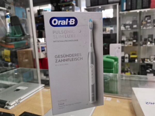Oral-b Pulsonic Slim Luxe 4000 Platinum | mit Originalverpackung  |  Reserviert bis 18.00 | Zustand: Neu – Bild 2