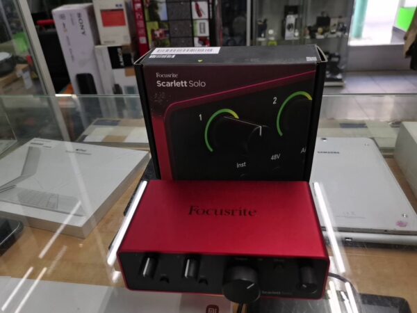 Focusirte Scarlett Solo 4 Th Gen | mit Originalverpackung  | Zustand: Sehr Gut – Bild 2
