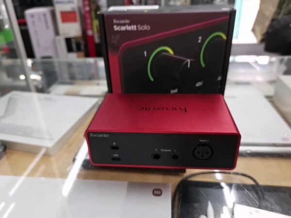Focusirte Scarlett Solo 4 Th Gen | mit Originalverpackung  | Zustand: Sehr Gut – Bild 3