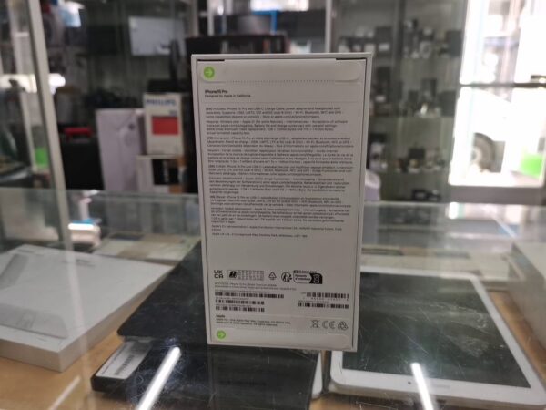 iPhone 15 Pro 256GB | mit Originalverpackung | SimLock: Frei | Zustand: Neu | Farbe: schwarz – Bild 4