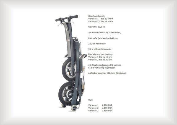 Stigo Klappbarer E-Scooter | nur selbst Abholung | mit Ladegerät  |  Handbuch – Bild 4