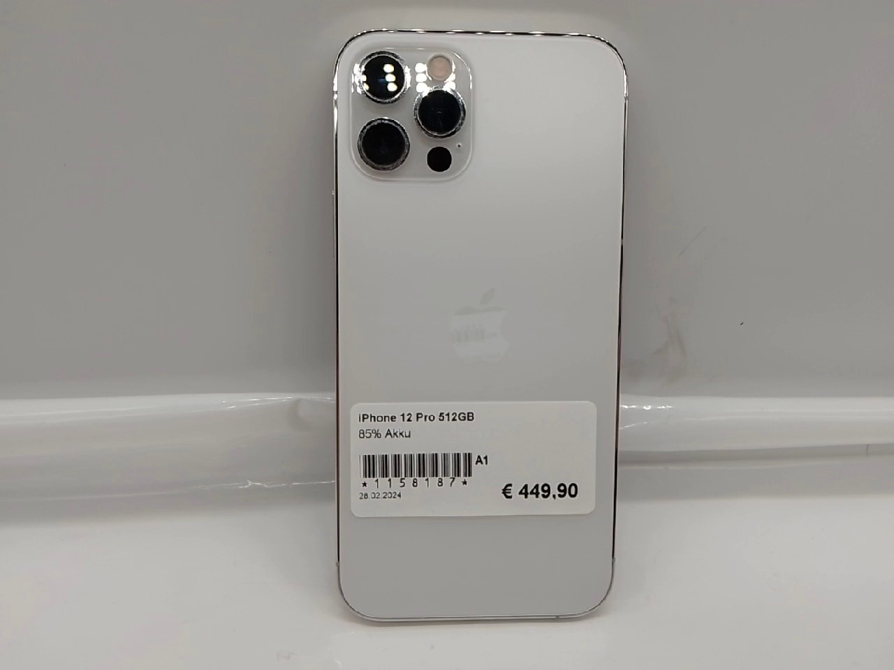 iPhone 12 Pro 512GB | 85% | SimLock: Frei | Zustand: Sehr Gut | Farbe: weiss | Akku: 85% – Bild 3