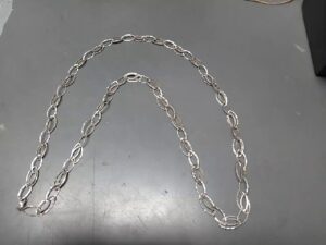 Kette Mit Rombe Silber 50g | 120Cm | Zustand: Sehr Gut