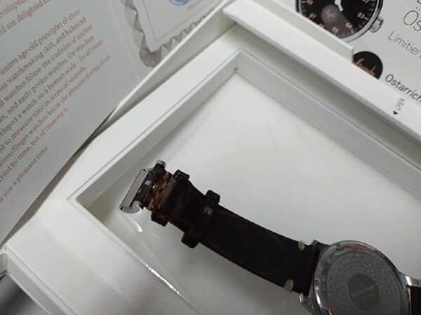 Meistersinger 16/50 Uhr | Mit Zertifikat mit Originalverpackung | Zustand: Gut – Bild 3