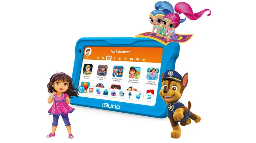 Kurio Tab Premium Nickelodeon | mit Originalverpackung | 7 inch - 32 GB - Blau | Zustand: Neu