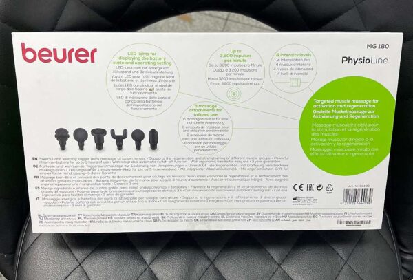 Beurer MG 180 Massagegerät | mit Originalverpackung  | Zustand: Neu – Bild 3
