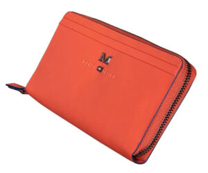 Menzo 7034 Damenbörse Saison2 / Nappaleder | Orange | Zustand: Wie Neu