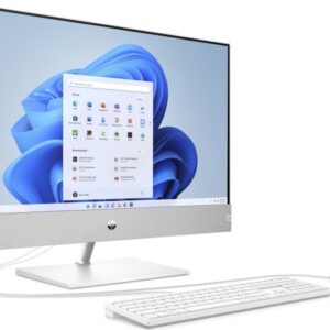 Hp All In One Pc  27" Zoll | Snowflake ite | Ryzen 5 5500U | 16GB RAM | 512GB SSD