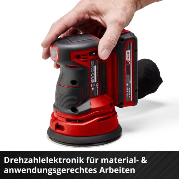 Einhell Te-rs 18 Li Exzenterschleifer | mit Akku 18V 4A | h  |  ohne mit Ladegerät | Zustand: Sehr Gut