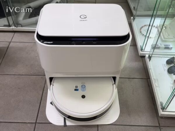 Yeedi DVX46 2-in-1 Saug- und Wischroboter |  Saug- und Wischroboter | mit automatischer Waschstation | Lufttrocknung | visuelle Navigation | Raumkarte | Teppicherkennung | Druckbeaufschlagte Wischfunktion | Zustand: Gut – Bild 2