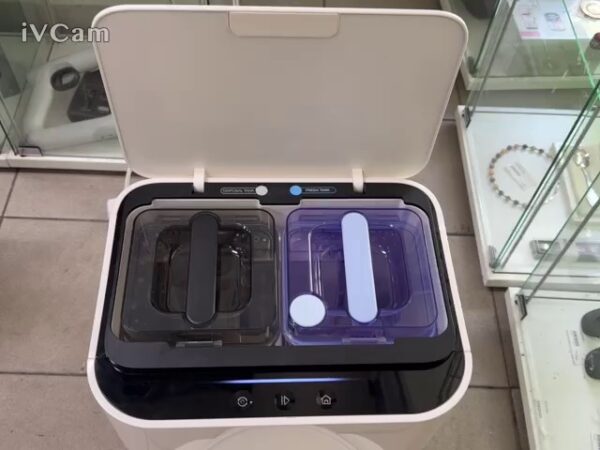 Yeedi DVX46 2-in-1 Saug- und Wischroboter |  Saug- und Wischroboter | mit automatischer Waschstation | Lufttrocknung | visuelle Navigation | Raumkarte | Teppicherkennung | Druckbeaufschlagte Wischfunktion | Zustand: Gut – Bild 3