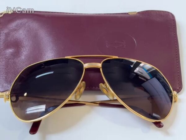 Cartier Vendome Santos Sonnenbrille | Mit Etui – Bild 2
